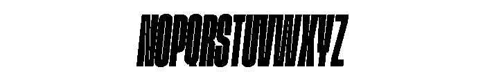 GTStandard LCompressedHeavyOblique 2 Font UPPERCASE