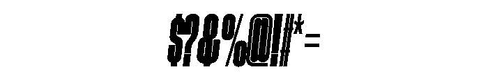 GTStandard LCompressedHeavyOblique Font OTHER CHARS