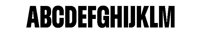 GTStandard LCondensedBlack 2 Font UPPERCASE