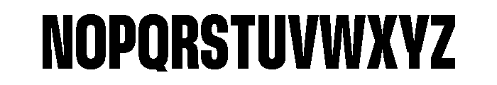 GTStandard LCondensedBlack 2 Font UPPERCASE