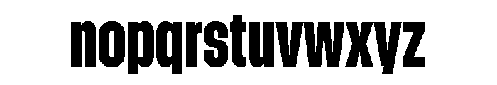 GTStandard LCondensedBlack 2 Font LOWERCASE