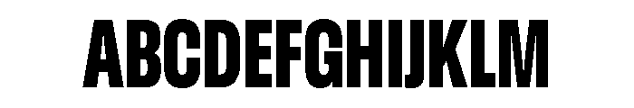 GTStandard LCondensedBlack Font UPPERCASE