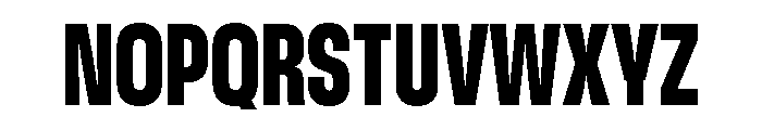 GTStandard LCondensedBlack Font UPPERCASE