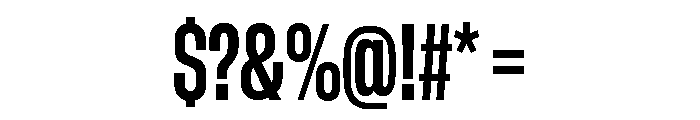 GTStandard LCondensedBold 2 Font OTHER CHARS