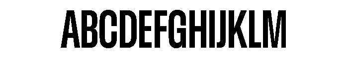 GTStandard LCondensedBold 2 Font UPPERCASE