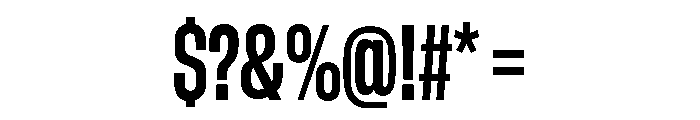 GTStandard LCondensedBold Font OTHER CHARS