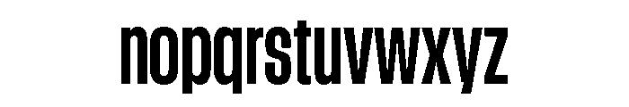 GTStandard LCondensedBold Font LOWERCASE