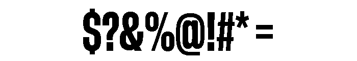 GTStandard LCondensedHeavy 2 Font OTHER CHARS