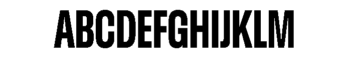 GTStandard LCondensedHeavy 2 Font UPPERCASE