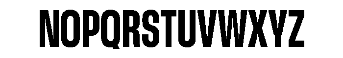 GTStandard LCondensedHeavy 2 Font UPPERCASE