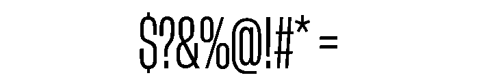 GTStandard LCondensedLight Font OTHER CHARS