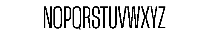 GTStandard LCondensedLight Font UPPERCASE