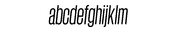 GTStandard LCondensedLightOblique 2 FONT