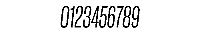 GTStandard LCondensedLightOblique Font OTHER CHARS