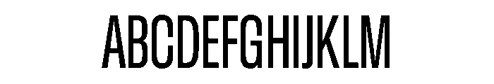 GTStandard LCondensedMedium Font UPPERCASE