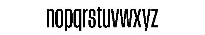 GTStandard LCondensedMedium Font LOWERCASE