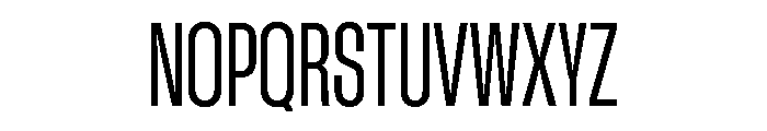 GTStandard LCondensedRegular 2 Font UPPERCASE