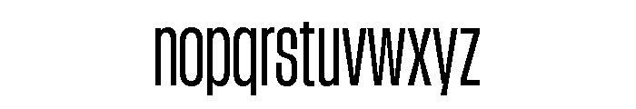 GTStandard LCondensedRegular 2 Font LOWERCASE