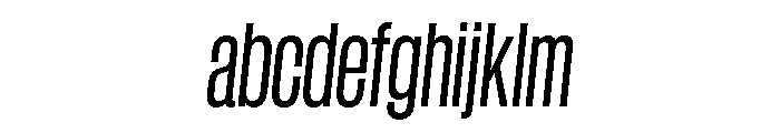 GTStandard LCondensedRegularOblique FONT
