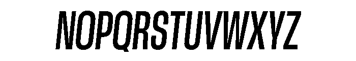 GTStandard LCondensedSemiboldOblique 2 Font UPPERCASE