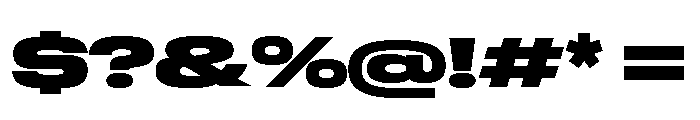 GTStandard LExpandedBlack Font OTHER CHARS