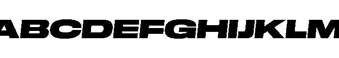 GTStandard LExpandedBlackOblique 2 Font UPPERCASE