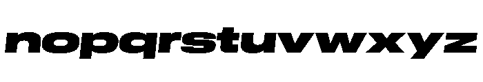 GTStandard LExpandedBlackOblique Font LOWERCASE