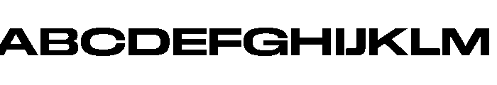 GTStandard LExpandedBold Font UPPERCASE