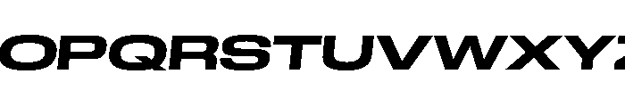 GTStandard LExpandedBoldOblique Font UPPERCASE