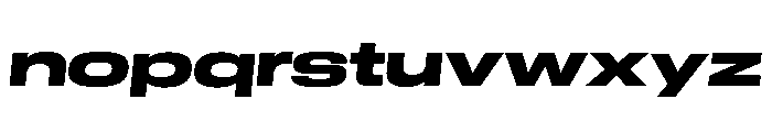 GTStandard LExpandedHeavyOblique 2 Font LOWERCASE