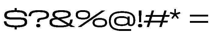 GTStandard LExpandedLight Font OTHER CHARS