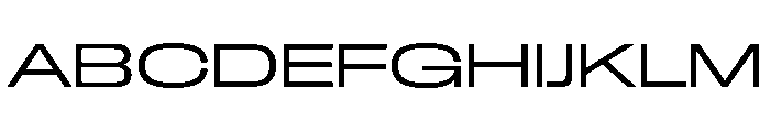 GTStandard LExpandedLight Font UPPERCASE