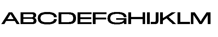 GTStandard LExpandedMedium Font UPPERCASE