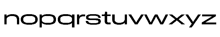 GTStandard LExpandedRegular 2 Font LOWERCASE