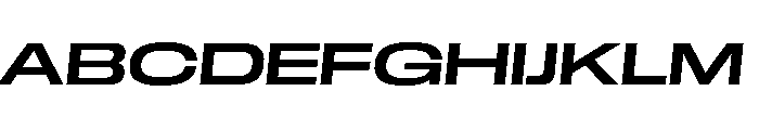 GTStandard LExpandedSemiboldOblique 2 Font UPPERCASE