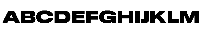GTStandard LExtendedBlack 2 Font UPPERCASE