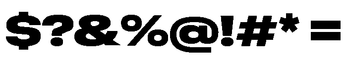 GTStandard LExtendedBlack Font OTHER CHARS
