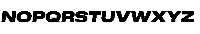 GTStandard LExtendedBlackOblique 2 Font UPPERCASE
