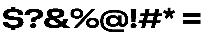 GTStandard LExtendedBold 2 Font OTHER CHARS
