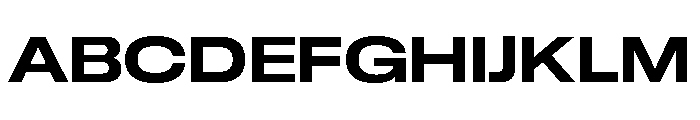 GTStandard LExtendedBold 2 Font UPPERCASE