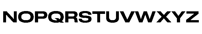 GTStandard LExtendedBold Font UPPERCASE