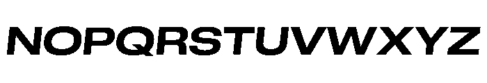 GTStandard LExtendedBoldOblique 2 Font UPPERCASE