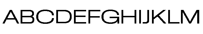 GTStandard LExtendedLight Font UPPERCASE