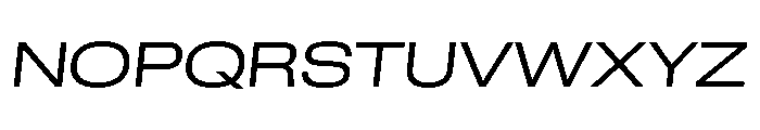 GTStandard LExtendedLightOblique Font UPPERCASE