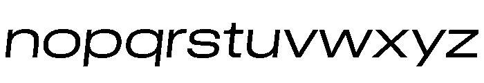 GTStandard LExtendedLightOblique Font LOWERCASE