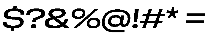 GTStandard LExtendedMediumOblique 2 Font OTHER CHARS