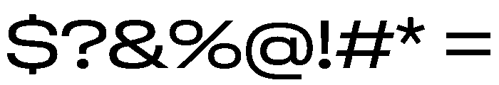 GTStandard LExtendedRegular Font OTHER CHARS
