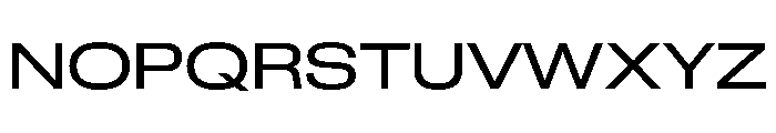 GTStandard LExtendedRegular Font UPPERCASE