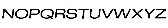 GTStandard LExtendedRegularOblique Font UPPERCASE