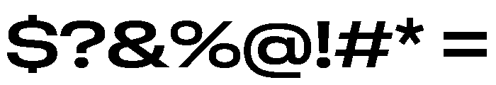 GTStandard LExtendedSemibold Font OTHER CHARS